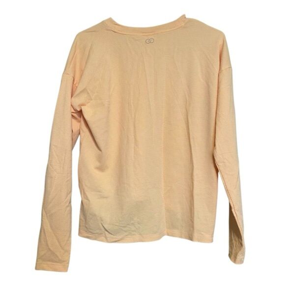 Calia Bubble Mesh Long Sleeve Tee Ripe Boysenberry Size Small - Picture 9 of 10